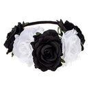 Fake Roses Cosplay Headband Festival Wedding Christmas Wreath Flower Crown - AwwwCos