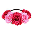Fake Roses Cosplay Headband Festival Wedding Christmas Wreath Flower Crown - AwwwCos
