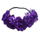 Fake Roses Cosplay Headband Festival Wedding Christmas Wreath Flower Crown - AwwwCos