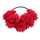 Fake Roses Cosplay Headband Festival Wedding Christmas Wreath Flower Crown - AwwwCos