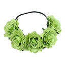 Fake Roses Cosplay Headband Festival Wedding Christmas Wreath Flower Crown - AwwwCos