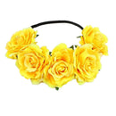 Fake Roses Cosplay Headband Festival Wedding Christmas Wreath Flower Crown - AwwwCos