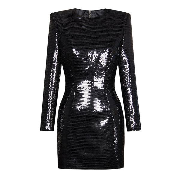 Fashion Elegant Women Stage Sequin Sparkly Banquet Party Dress - AwwwCos