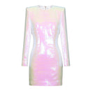 Fashion Elegant Women Stage Sequin Sparkly Banquet Party Dress - AwwwCos