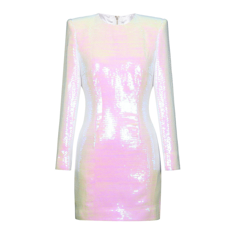 Fashion Elegant Women Stage Sequin Sparkly Banquet Party Dress - AwwwCos