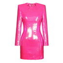 Fashion Elegant Women Stage Sequin Sparkly Banquet Party Dress - AwwwCos