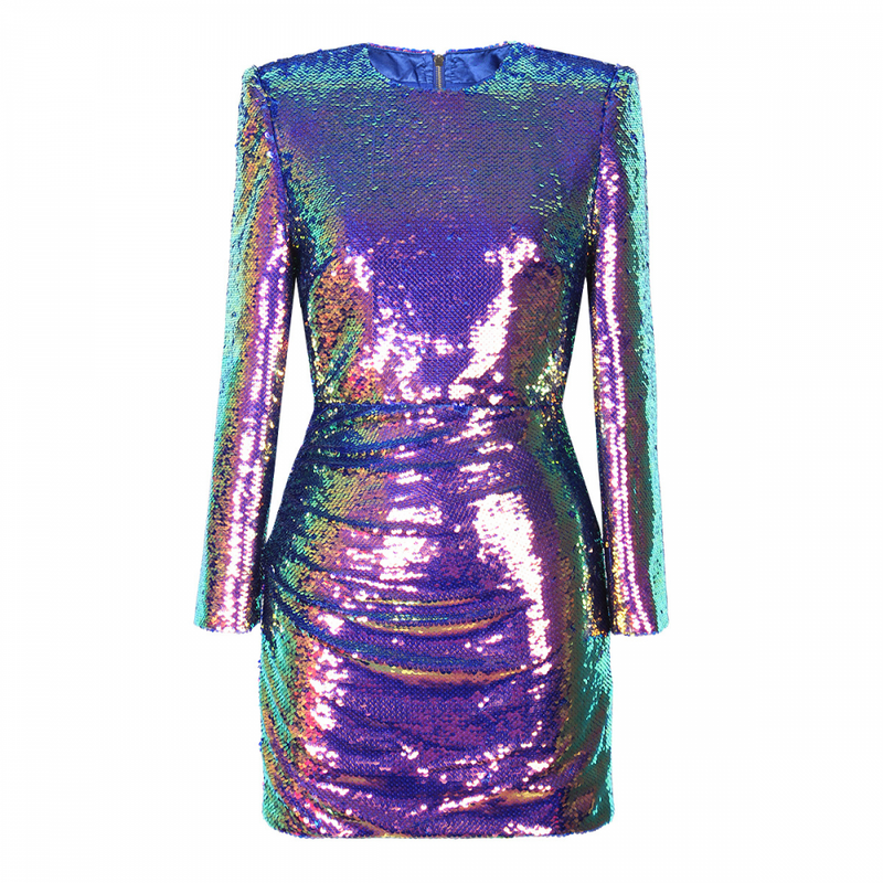 Fashion Elegant Women Stage Sequin Sparkly Banquet Party Dress - AwwwCos