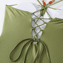 Fashion Women Printed Jumpsuit Long Tight Skirt Beach Bikini Swimsuit Suit - AwwwCos