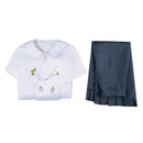 AwwwCos  Game Fate Grand Order FGO Yu Mei-ren Cosplay Costume White Dress Suit Shirt Skirt Halloween Carnival Party Outfit for Women Girls - AwwwCos