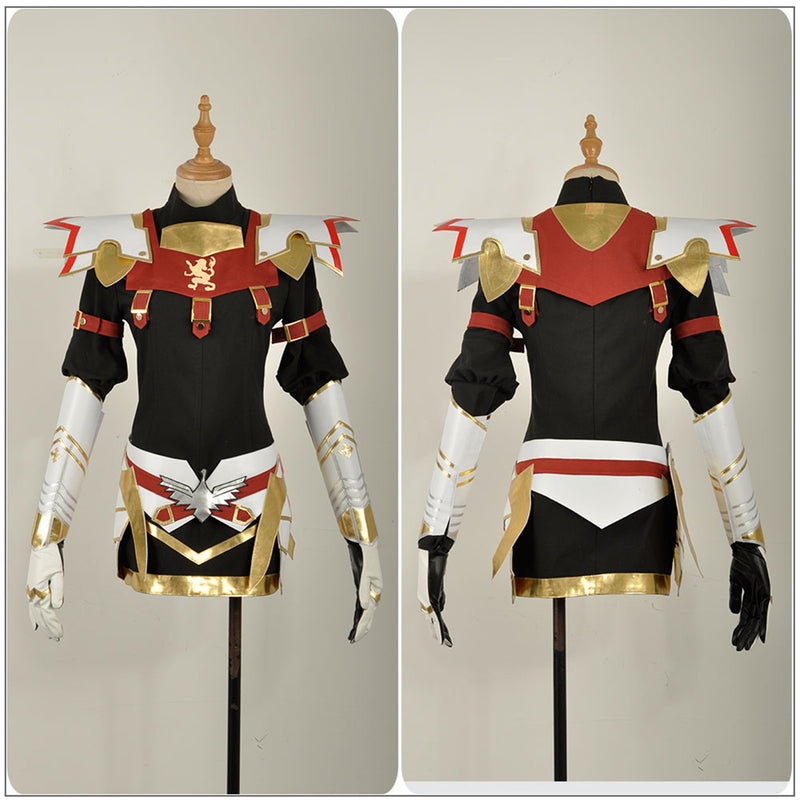 AwwwCos Fate Rider Servant Girls Battle Dress Astolfo Combat Uniform Cosplay Costume for Adult Women Men Hero Cloak Costumes Carnival Halloween Suit