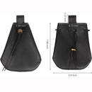 Faux Leather Belt Pouch Medieval Viking Cosplay Drawstring Purse Waist Bag - AwwwCos