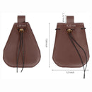 Faux Leather Belt Pouch Medieval Viking Cosplay Drawstring Purse Waist Bag - AwwwCos