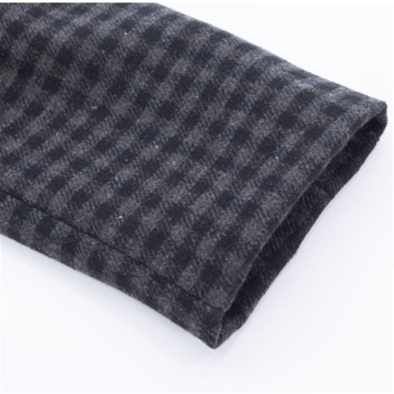 Female Addams Cosplay Costume Woolen Fabric Single Breasted Trench - AwwwCos