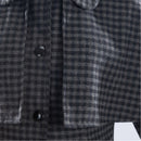 Female Addams Cosplay Costume Woolen Fabric Single Breasted Trench - AwwwCos