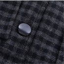 Female Addams Cosplay Costume Woolen Fabric Single Breasted Trench - AwwwCos