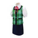 Female Animal Crossing Isabelle Cosplay Costume School Uniform