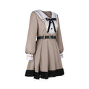 Female Anime BanG Dream! Shizuku Shinomiya Cosplay Costume Khaki Dress