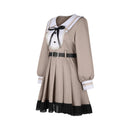Female Anime BanG Dream! Shizuku Shinomiya Cosplay Costume Khaki Dress