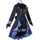 Female Anime Black Butler Ciel Cosplay Costume Fancy Dress Wig