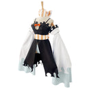 Female Anime Gachiakuta Amo Cosplay Costume Sexy Slit Knee Length Black Dress