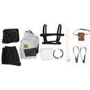 Female Anime Gachiakuta Riyou Cosplay Costume Grey Crop Jacket Black Shorts