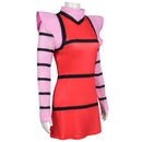 Female Anime Invader ZIM ZIM Cosplay Costume Red Dress - AwwwCos