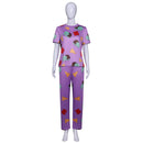 Female Anime K-Pop: Demon Hunters Zoey Cosplay Costume Purple Homewear Wig - AwwwCos