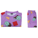 Female Anime K-Pop: Demon Hunters Zoey Cosplay Costume Purple Homewear Wig - AwwwCos