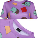 Female Anime K-Pop: Demon Hunters Zoey Cosplay Costume Purple Homewear Wig - AwwwCos