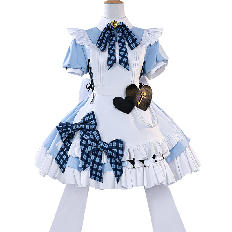 Female Anime Love Live Gigo Honoka Kousaka Ellie Cosplay Costume Maid Dress - AwwwCos