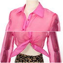 Female Clueless Dion Cosplay Costume Leopard Print Uniform Full Set - AwwwCos