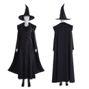 Female Film Wicked Elphaba Cosplay Costume Dress Cloak Witch Hat Pantyhose - AwwwCos