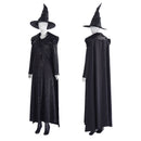 Female Film Wicked Elphaba Cosplay Costume Dress Cloak Witch Hat Pantyhose - AwwwCos