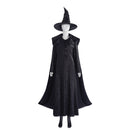 Female Film Wicked Elphaba Cosplay Costume Dress Cloak Witch Hat Pantyhose - AwwwCos