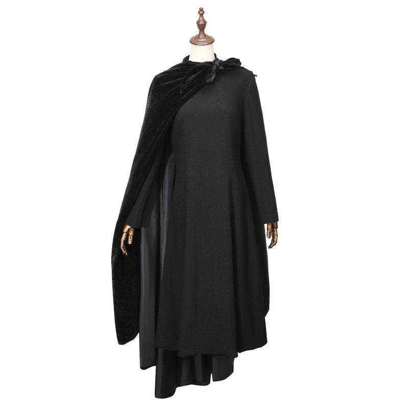 Female Film Wicked Elphaba Cosplay Costume Dress Cloak Witch Hat - AwwwCos