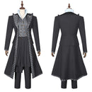 Female Film Wicked Elphaba Cosplay Costume Gray Striped Uniform Suits - AwwwCos