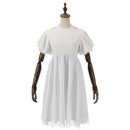 Female Game Alien Stage Sua Cosplay Costume Short Sleeve White Dress - AwwwCos