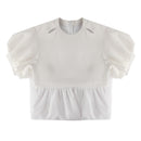 Female Game Alien Stage Sua Cosplay Costume Short Sleeve White Dress - AwwwCos