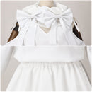 Female Game Alien Stage Sua Cosplay Costume White Dress Hat Accessories - AwwwCos