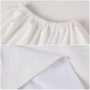 Female Game Alien Stage Sua Cosplay Costume White Dress Hat Accessories - AwwwCos