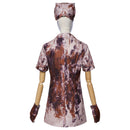 Female Game Silent Hill Nures Cosplay Costume Mini Dress Mask Gloves