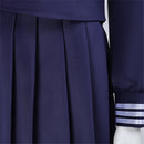 Female Game Silent Hill Shimizu Hinako Cosplay Costume Navy Blue Sailor Suits - AwwwCos