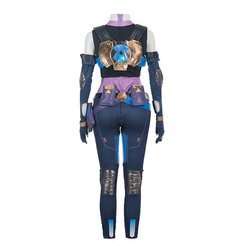 Female Game Valorant Neon Cosplay Costume Printed Outfits - AwwwCos