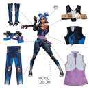 Female Game Valorant Neon Cosplay Costume Printed Outfits - AwwwCos