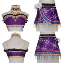Female Love Live! Nozomi Tojo Belly Dancer Cosplay Costume Performance Outfits