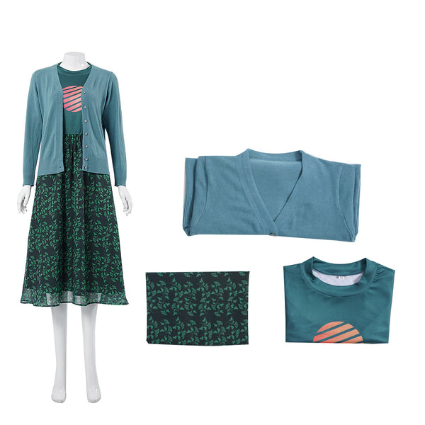 Female Movie Natalie Cosplay Costume Knit Suit