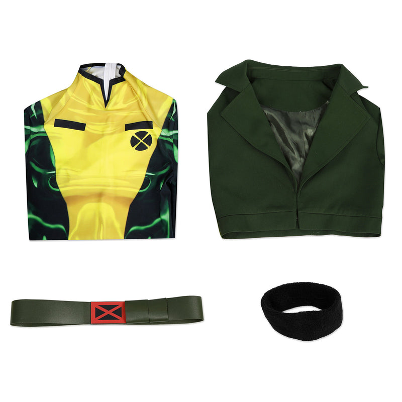 Female Movie X-Men 97 Rogue Anna Marie Cosplay Costume - AwwwCos