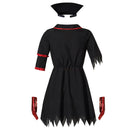 Female Nurse Costume Ghost Bloody Horror Dress Cosplay Uniform Suitable for Halloween Party