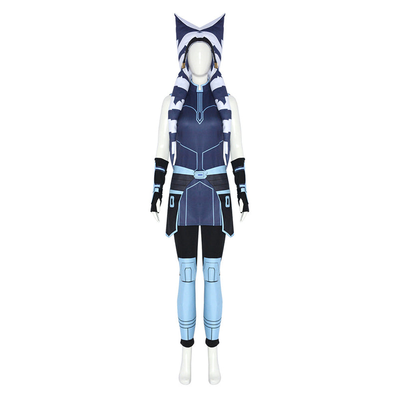 Female Star Wars The Clone Wars Ahsoka Cosplay Costume