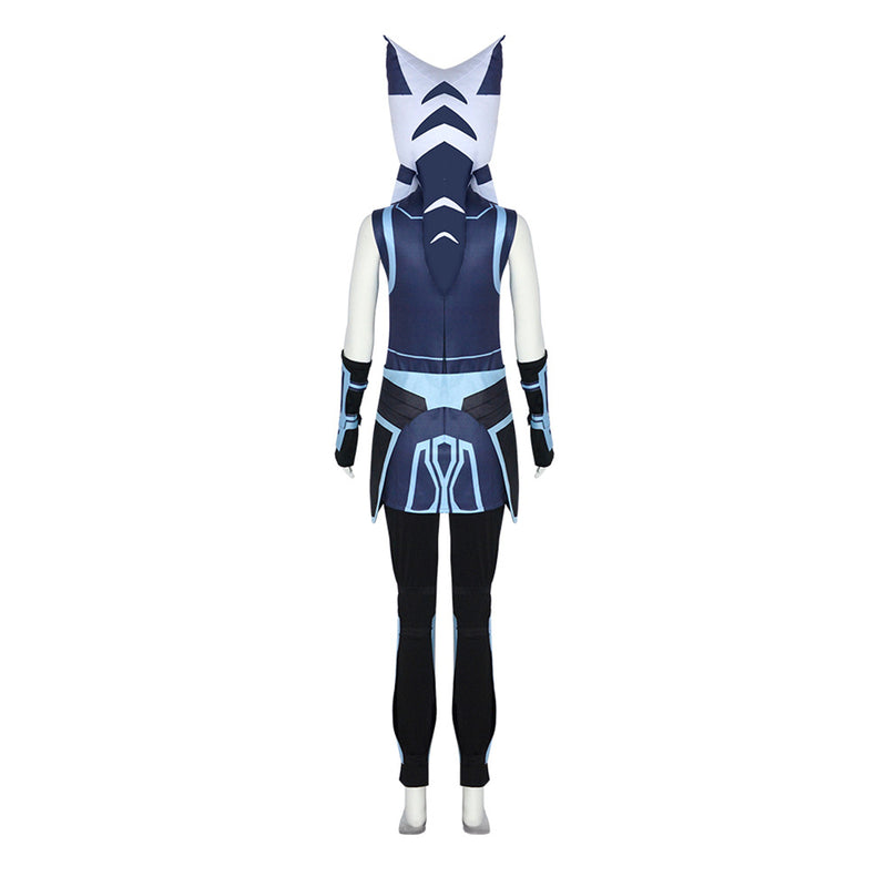 Female Star Wars The Clone Wars Ahsoka Cosplay Costume